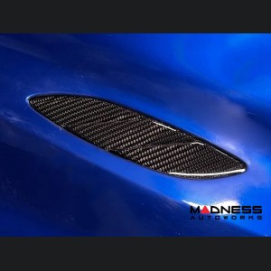 Alfa Romeo Giulia Hood Vent Trim Kit - Carbon Fiber - Quadrifoglio 